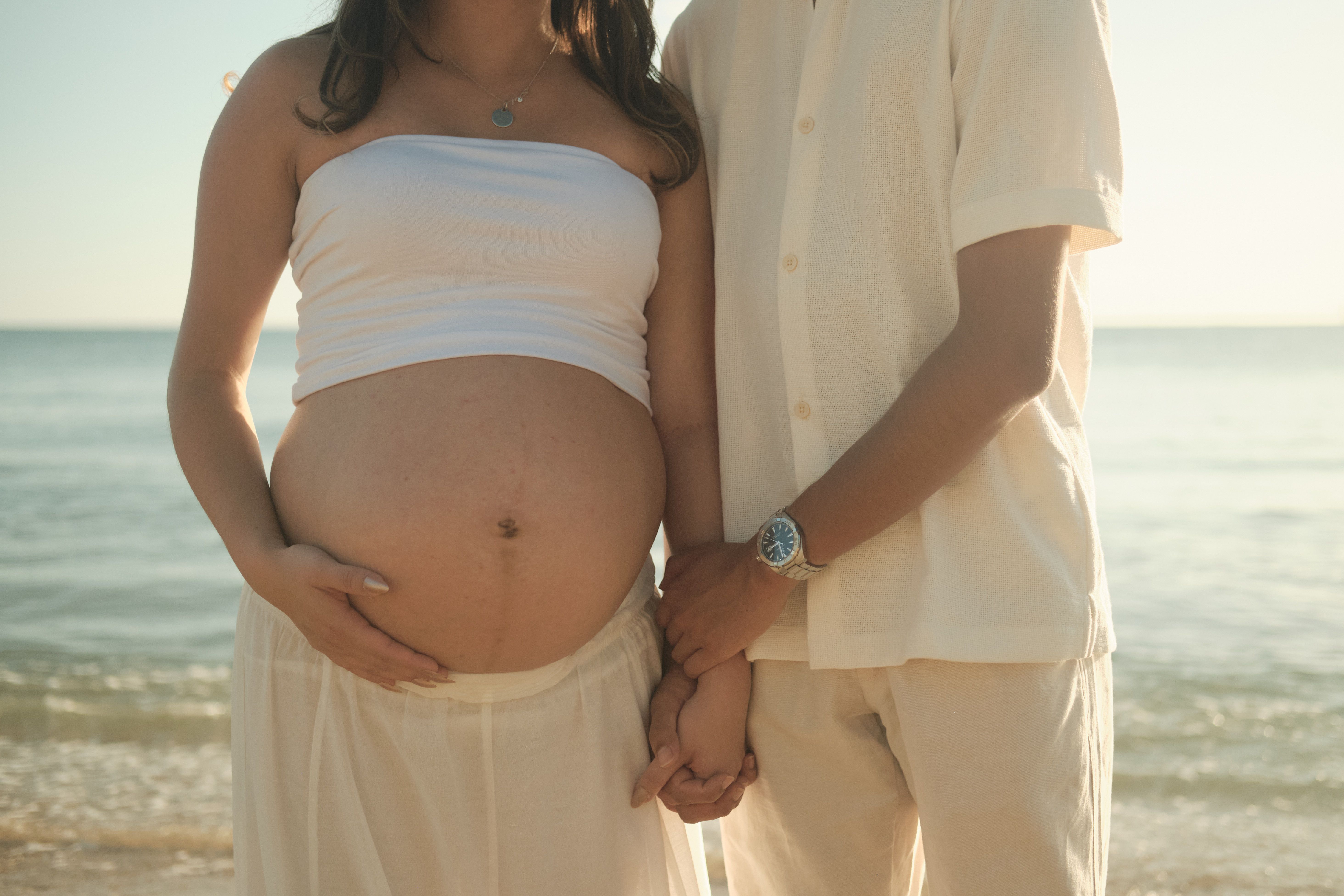 Couple Maternity Photo Hawaii