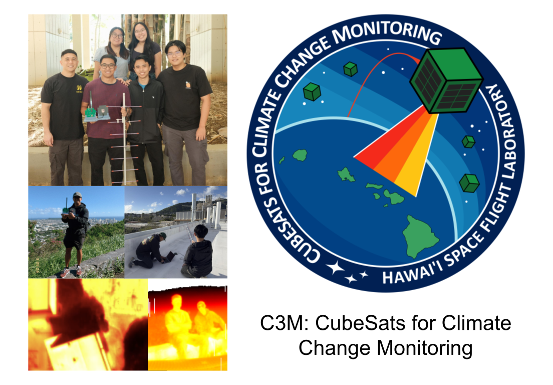 C3M thermal-imaging payload team at the Hawaii Space Flight Laboratory